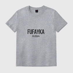 Футболка хлопковая мужская Fufayka, цвет: меланж