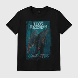 Футболка хлопковая мужская Leos Hellscream Одиночество, цвет: черный