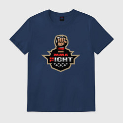Футболка хлопковая мужская MMA fight night, цвет: тёмно-синий