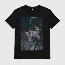 Футболка хлопковая мужская Благословение небожителей Cheng Hua Князь Демонов, цвет: черный