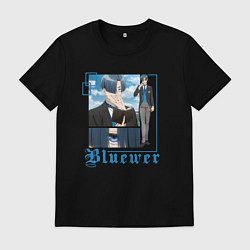 Футболка хлопковая мужская Тёмный дворецкий Лоуренс Блуэр, цвет: черный