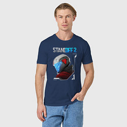 Футболка хлопковая мужская Standoff 2 - Space dude, цвет: тёмно-синий — фото 2