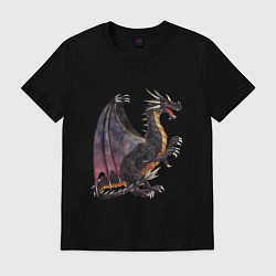 Футболка хлопковая мужская HOMM3 Black Dragon, цвет: черный
