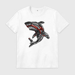 Мужская футболка Мото акула