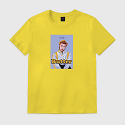Футболка хлопковая мужская RM Butter, цвет: желтый