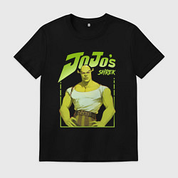 Футболка хлопковая мужская JoJo - Shrek, цвет: черный