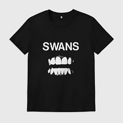 Футболка хлопковая мужская Swans Filth, цвет: черный
