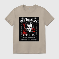 Футболка хлопковая мужская Jack Torrance, цвет: миндальный