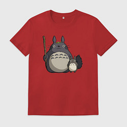 Мужская футболка Тоторо вдвоем