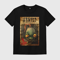 Футболка хлопковая мужская Oddworld - wanted, цвет: черный