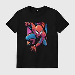 Мужская футболка Крутой Человек-паук
