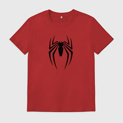 Мужская футболка Черная эмблема Человека-паука