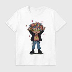 Мужская футболка Бабушка рокер