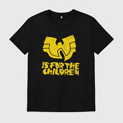 Футболка хлопковая мужская Wu-Tang для детей, цвет: черный