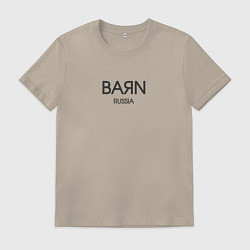 Футболка хлопковая мужская Baяn, цвет: миндальный