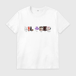 Футболка хлопковая мужская Journey through Lil Peep albums, цвет: белый