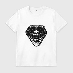 Футболка хлопковая мужская Тролль мем, цвет: белый