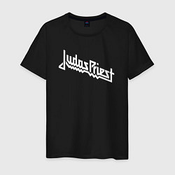 Футболка хлопковая мужская Judas Priest - logo, цвет: черный