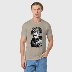 Футболка хлопковая мужская Чувак Барт Симпсон, цвет: миндальный — фото 2