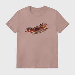 Мужская футболка Орел в закате