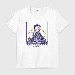 Футболка хлопковая мужская Зомби Ци Ци, цвет: белый