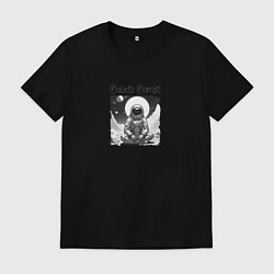 Футболка хлопковая мужская Galactic gambit, цвет: черный