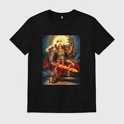 Футболка хлопковая мужская Empire of Humanity - Warhammer 40k, цвет: черный