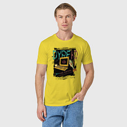 Футболка хлопковая мужская Ассасинс криид шадоу, цвет: желтый — фото 2