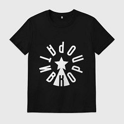 Футболка хлопковая мужская Корпоратив, цвет: черный