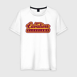 Футболка хлопковая мужская Cavaliers Cleveland, цвет: белый