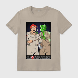 Мужская футболка Ghostbusters - Ray and his clone ghost
