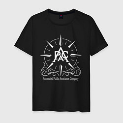 Футболка хлопковая мужская Apac Death stranding 2 on the beach, цвет: черный