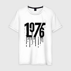 Футболка хлопковая мужская Капающий 1976, цвет: белый