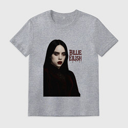 Мужская футболка Билли Айлиш готический стиль
