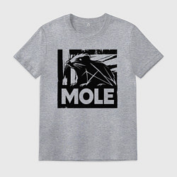 Мужская футболка Крот в стиле граффити