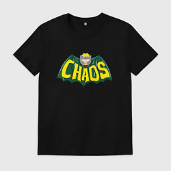 Футболка хлопковая мужская Профессор Хаос, цвет: черный