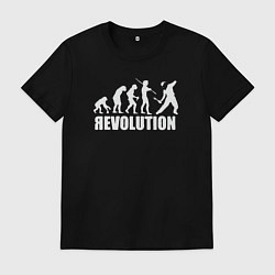 Мужская футболка Революция - эволюция