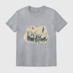 Мужская футболка Туаль де Жуи лиса