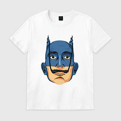 Футболка хлопковая мужская Batman Dali, цвет: белый