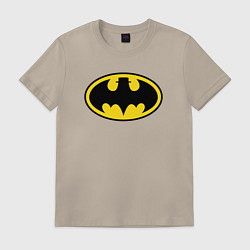 Футболка хлопковая мужская Heisenberg Batman, цвет: миндальный