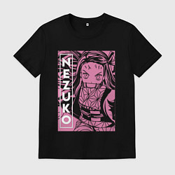 Мужская футболка Клинок рассекающий демонов Nezuko бой