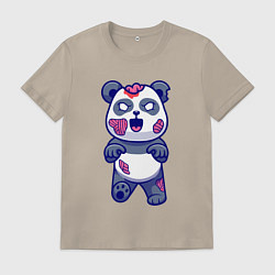 Мужская футболка Зомби панда