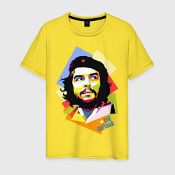Футболка хлопковая мужская Che Guevara Art, цвет: желтый