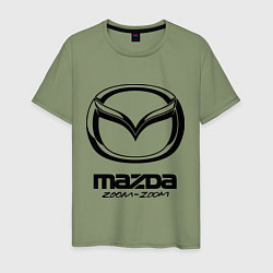 Футболка хлопковая мужская Mazda Zoom-Zoom, цвет: авокадо