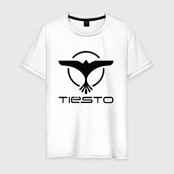 Футболка хлопковая мужская Tiesto, цвет: белый