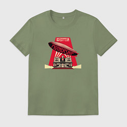 Футболка хлопковая мужская LZ: Mothership, цвет: авокадо