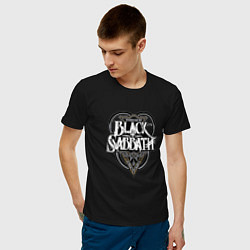 Футболка хлопковая мужская Black Sabbath, цвет: черный — фото 2