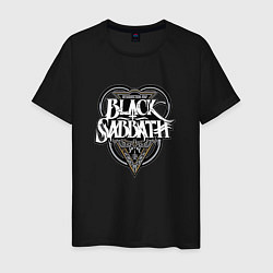 Футболка хлопковая мужская Black Sabbath, цвет: черный