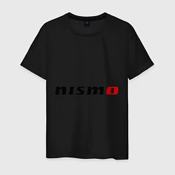 Футболка хлопковая мужская Nismo, цвет: черный