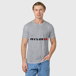 Футболка хлопковая мужская Nismo, цвет: меланж — фото 2